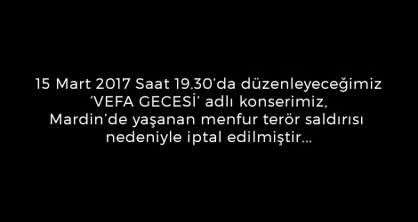 Vefa Gecesi-Sabit Özdemir Genç